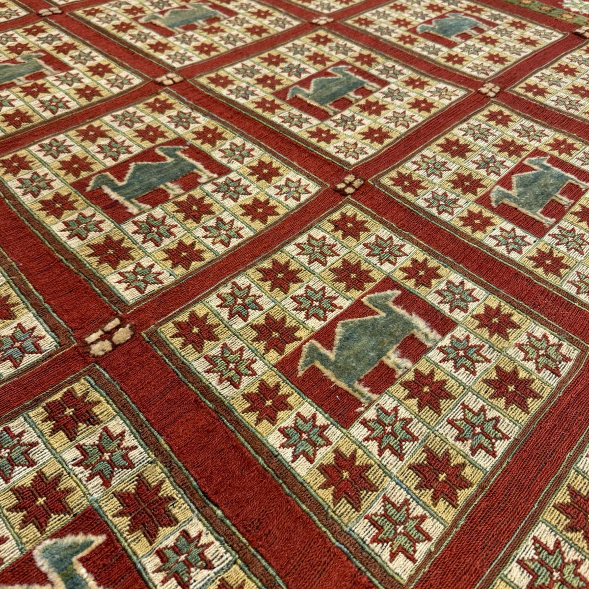 241 x 174 cm Hand-Woven Tribal Afghan Kilim Somak – Wool Rug