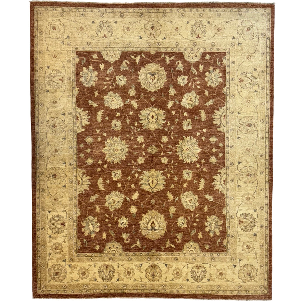267 x 209 cm Afghan Chobi Ziegler Hand-Knotted Wool Rug