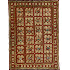 241 x 174 cm Hand-Woven Tribal Afghan Kilim Somak – Wool Rug