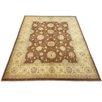 267 x 209 cm Afghan Chobi Ziegler Hand-Knotted Wool Rug