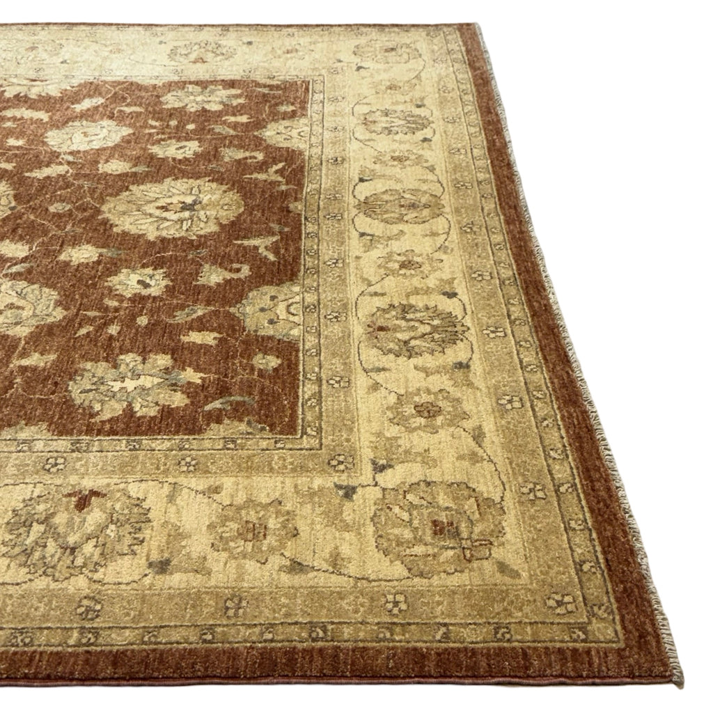 267 x 209 cm Afghan Chobi Ziegler Hand-Knotted Wool Rug