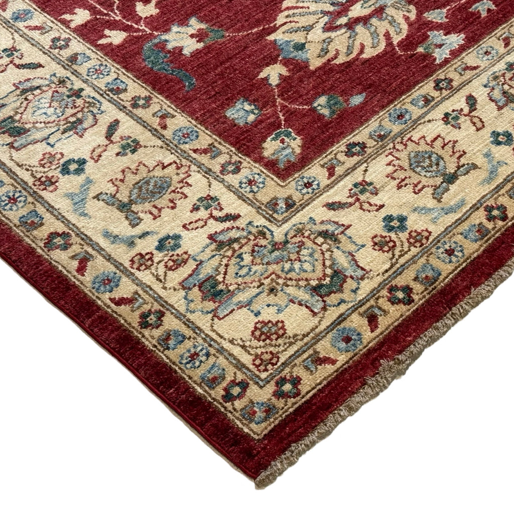 288 x 197 cm Afghan Chobi Ziegler Hand-Knotted Wool Rug