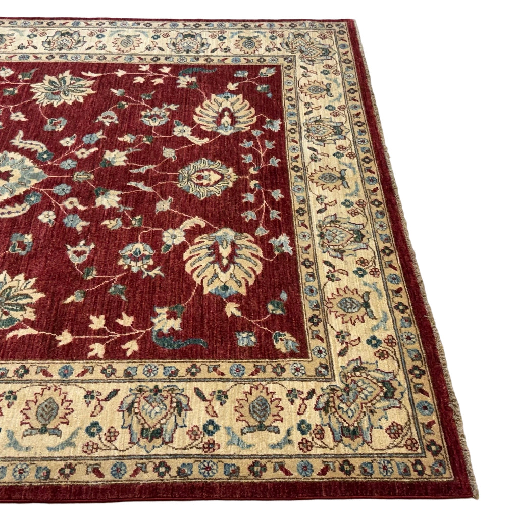 288 x 197 cm Afghan Chobi Ziegler Hand-Knotted Wool Rug