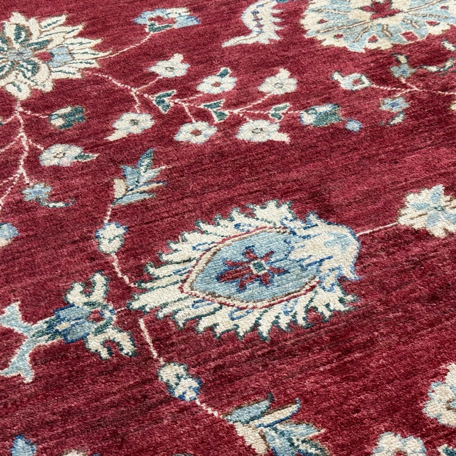 288 x 197 cm Afghan Chobi Ziegler Hand-Knotted Wool Rug