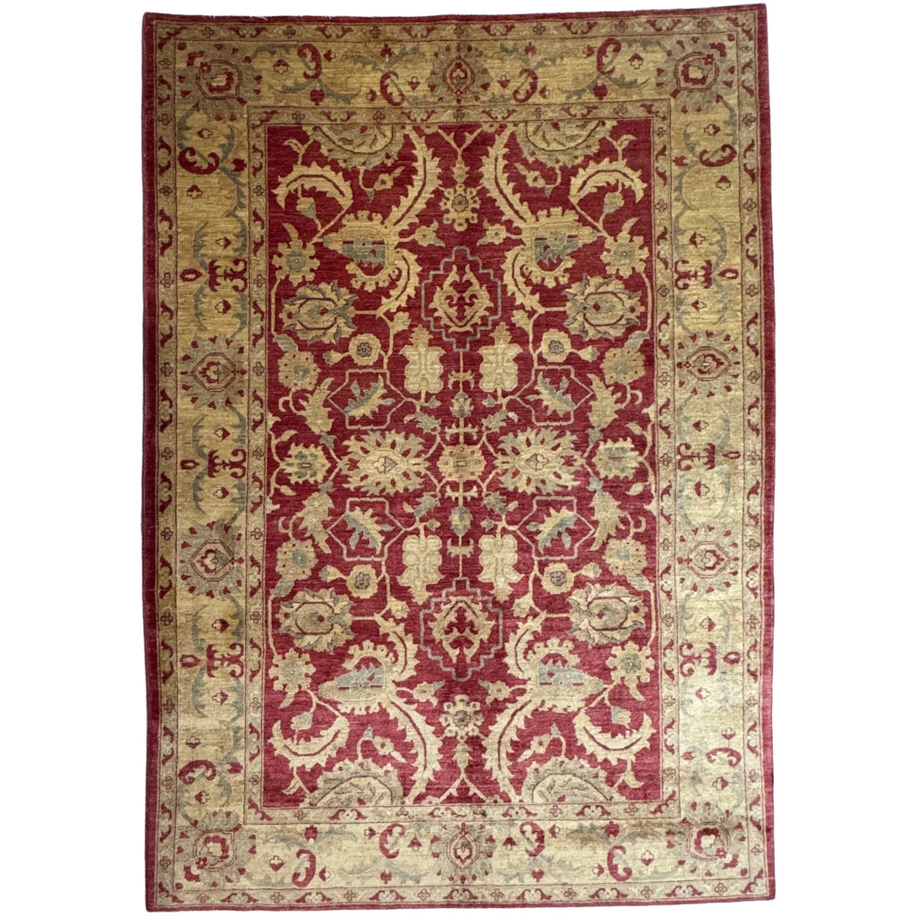 290 x 200 cm Afghan Chobi Ziegler Hand-Knotted Wool Rug