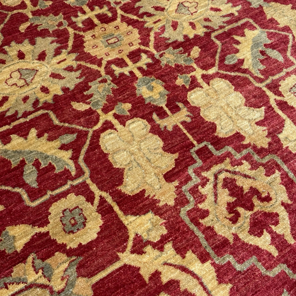 290 x 200 cm Afghan Chobi Ziegler Hand-Knotted Wool Rug