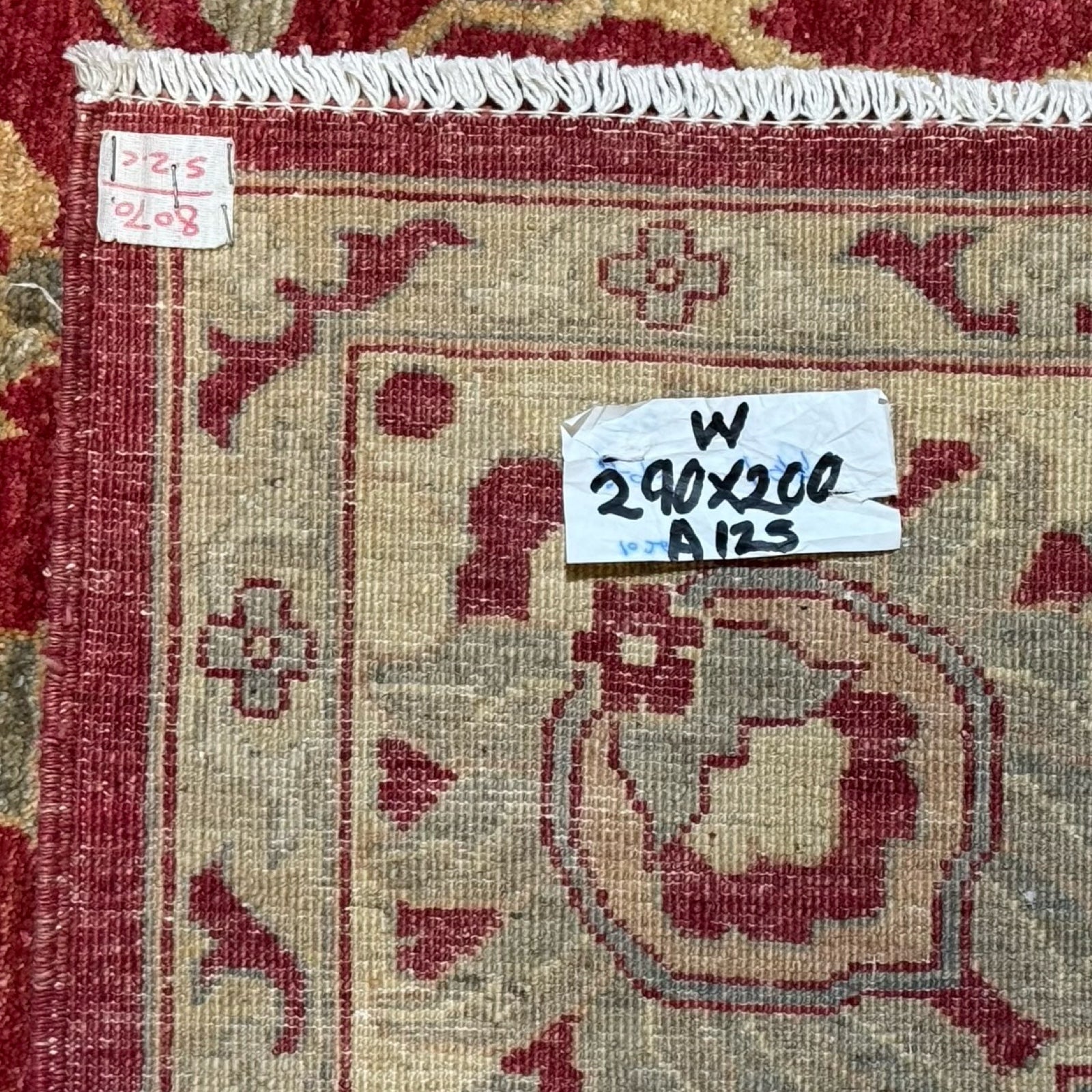 290 x 200 cm Afghan Chobi Ziegler Hand-Knotted Wool Rug