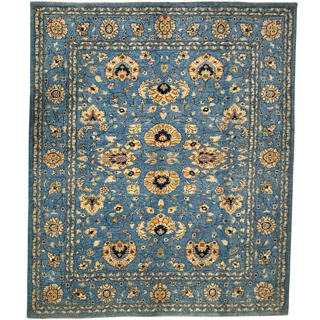 302 x 246 cm Afghan Chobi Hand-Knotted Wool Rug