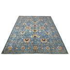 302 x 246 cm Afghan Chobi Hand-Knotted Wool Rug