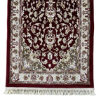 800 x 80cm Persian Kashan, Maroon Runner Rug