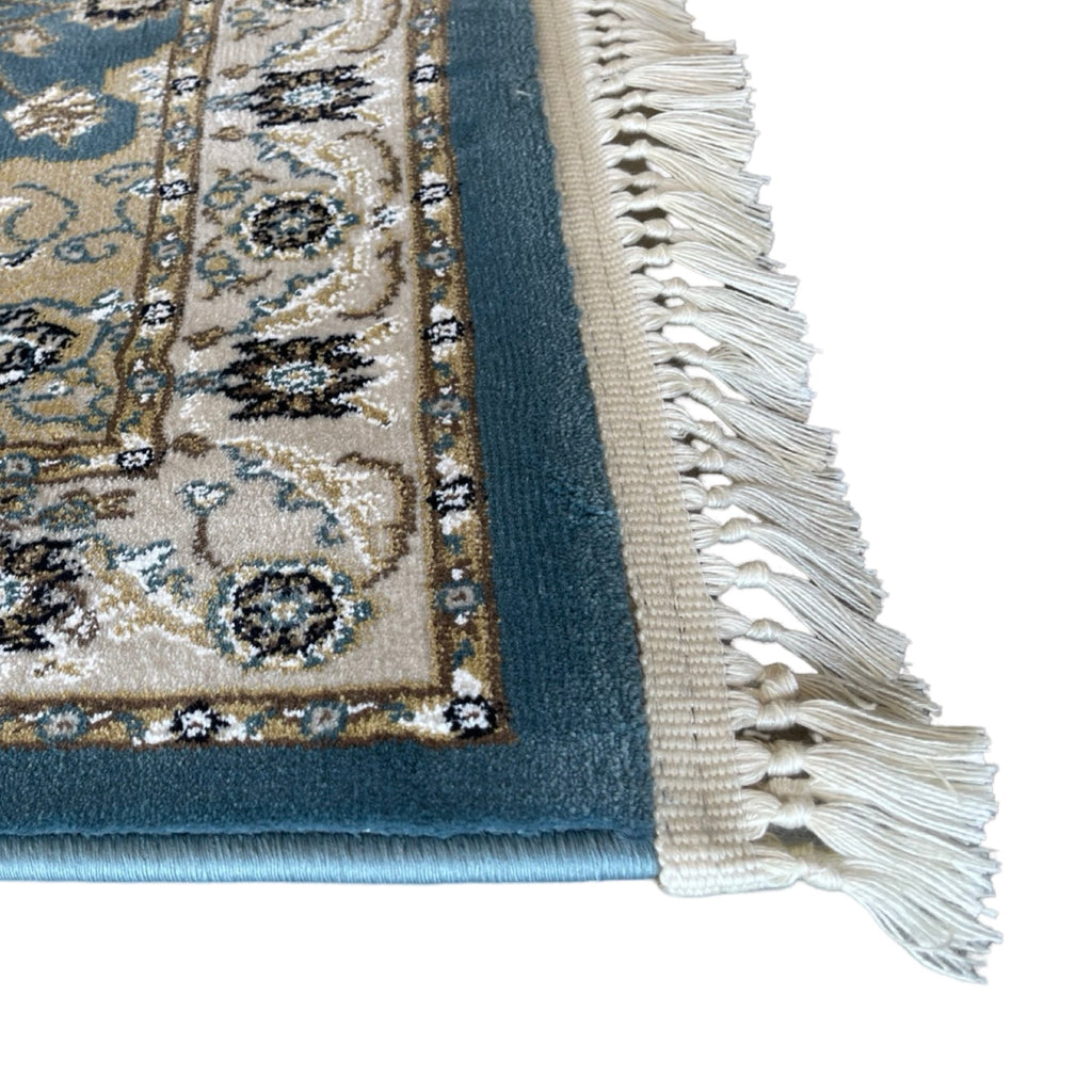 800 x 80cm Classic Persian Ardabil, Blue Runner Rug