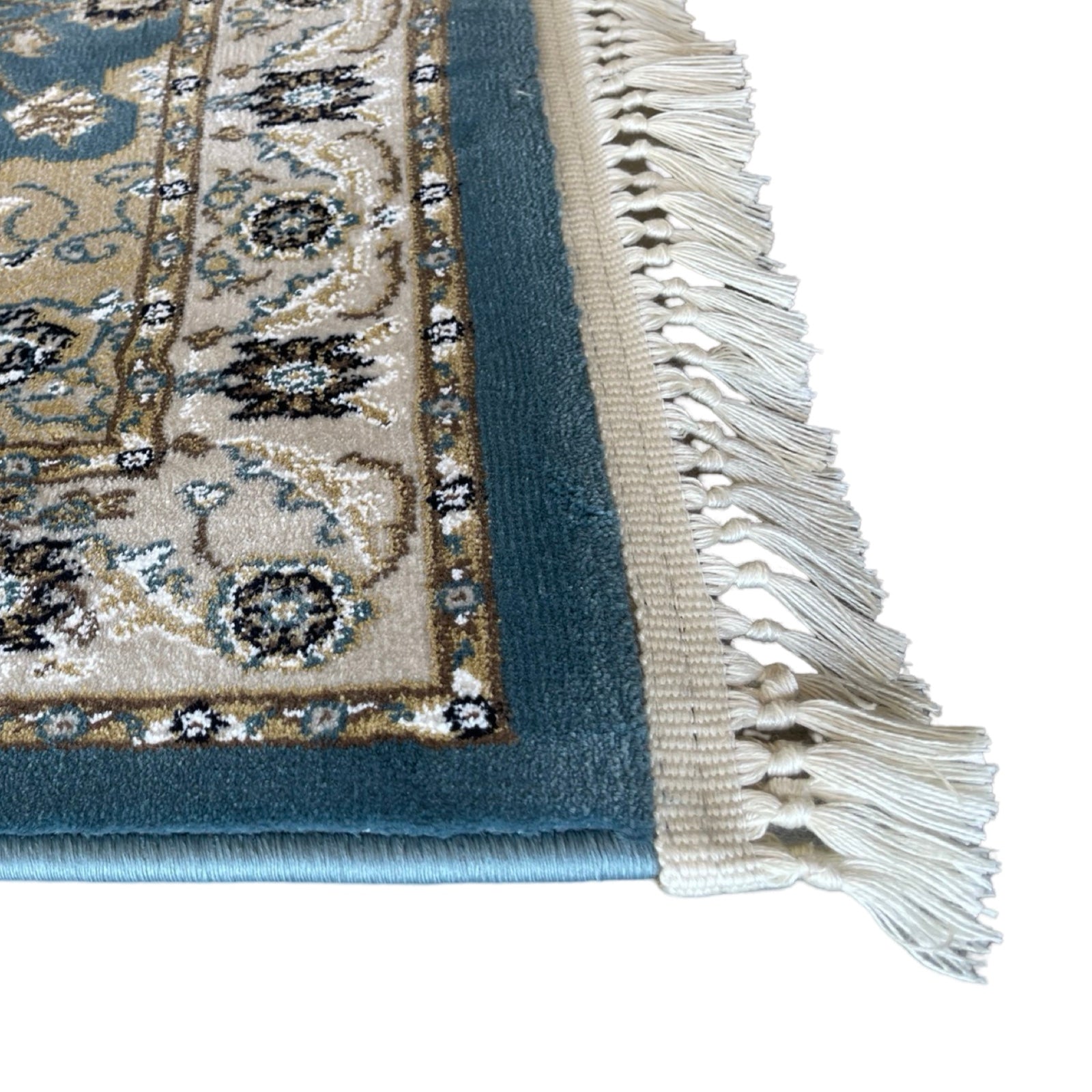 800 x 80cm Classic Persian Ardabil, Blue Runner Rug