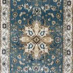 800 x 80cm Classic Persian Ardabil, Blue Runner Rug