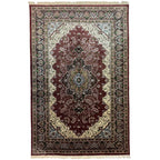 275 x 180 cm Hand Knotted Indian Jaipur Oriental Rug