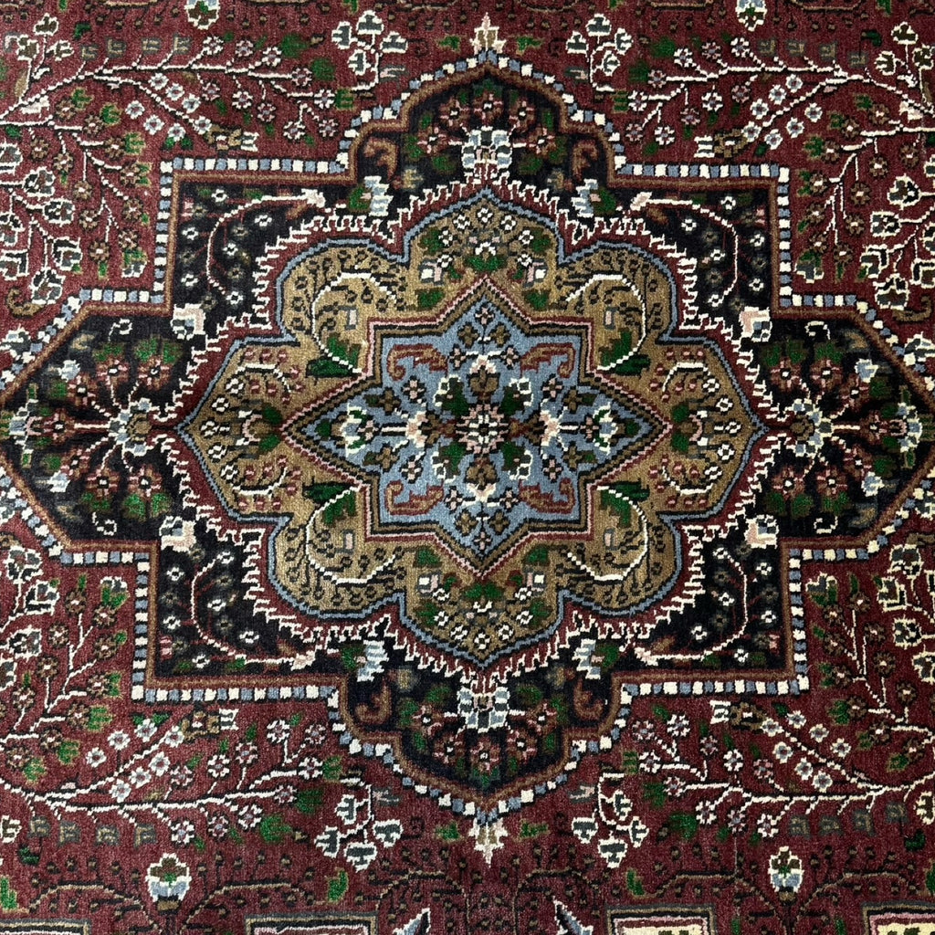 275 x 180 cm Hand Knotted Indian Jaipur Oriental Rug