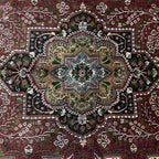 275 x 180 cm Hand Knotted Indian Jaipur Oriental Rug