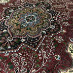 275 x 180 cm Hand Knotted Indian Jaipur Oriental Rug