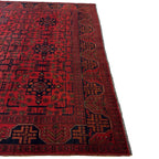 238 x 178 cm Hand-Knotted Afghan Khal Mohammadi Turkmen Rug