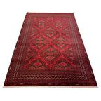 240 x 163 cm Hand-Knotted Afghan Khal Mohammadi Turkmen Rug