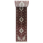 800 x 80cm Persian Mashad, Maroon Runner Rug