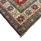 241 x 164 cm Hand Knotted Afghan Kazak Wool Rug