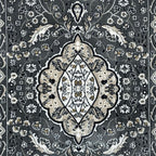 800 x 80cm Persian Mashad – Grey Runner Rug