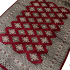 252 x 184 cm Hand Knotted Beige Karachi Jaldar – Wool Rug