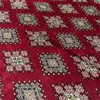 252 x 184 cm Hand Knotted Beige Karachi Jaldar – Wool Rug