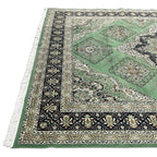 400 x 300 cm Persian Machine-Made Tabriz Soft Green Rug