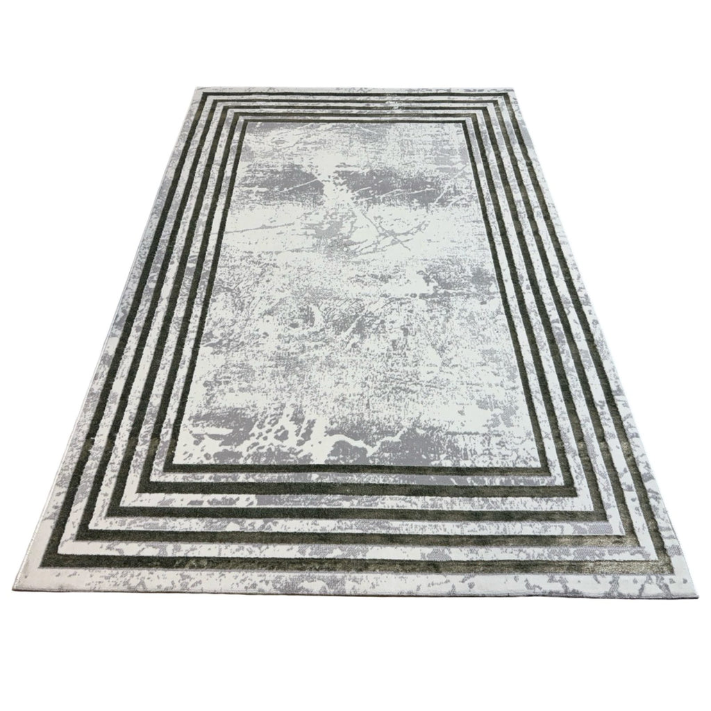 230 x 160 cm Modern Frame Design Machine Made Rug