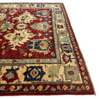 259 x 216 cm Hand Knotted Afghan Kazak Wool Rug
