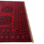 235 x 151 cm Hand Knotted Afghan Akche – Wool Rug