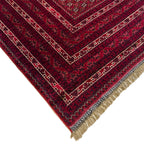300 x 200 cm Hand-Knotted Afghan Khoja Roshnai Geometric Rug