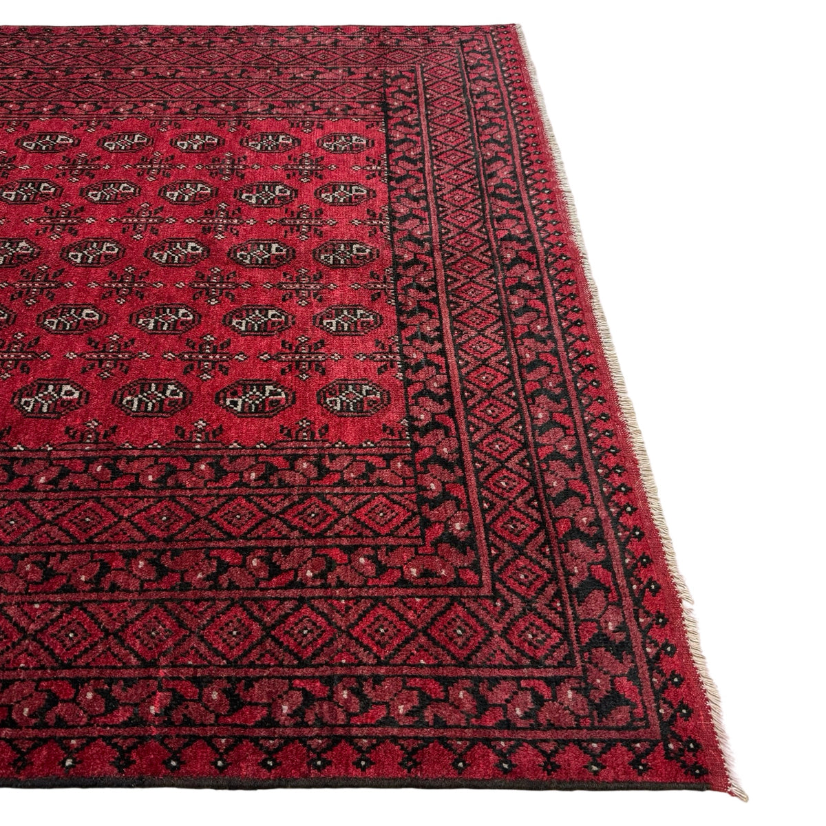 304 x 191 cm Hand Knotted Afghan Akche – Wool Rug
