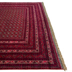 300 x 200 cm Hand-Knotted Afghan Khoja Roshnai Geometric Rug