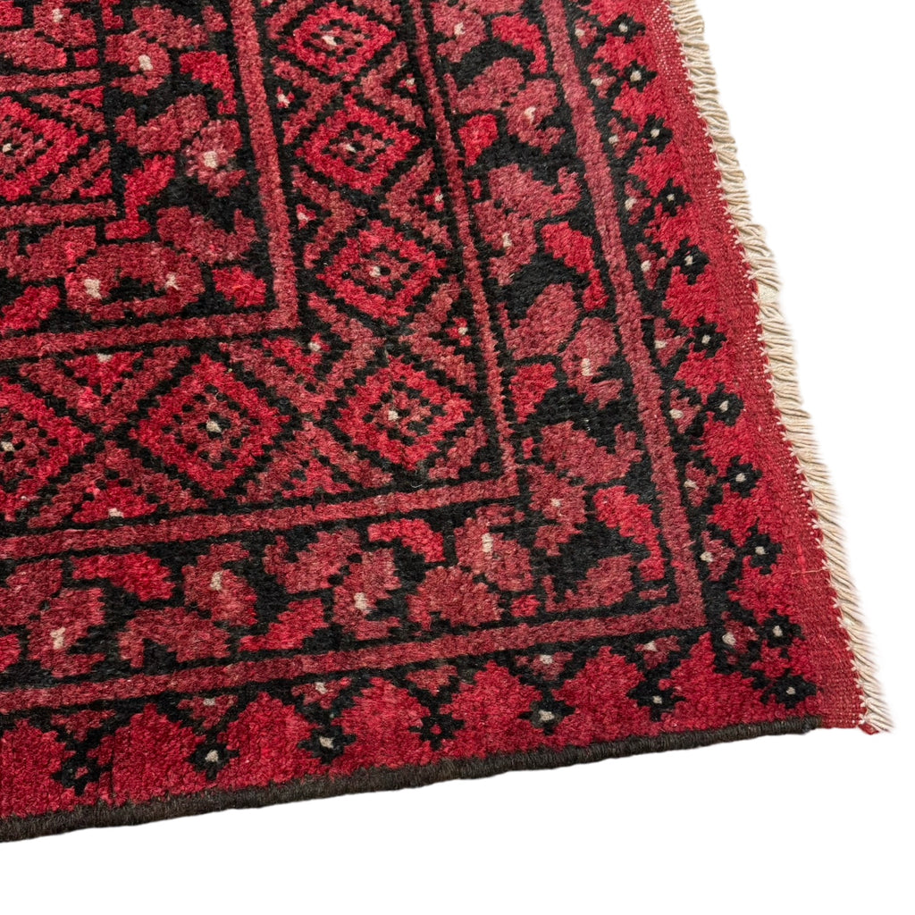 304 x 191 cm Hand Knotted Afghan Akche – Wool Rug
