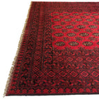 292 x 195 cm Hand Knotted Afghan Akche Bokhara – Wool Rug