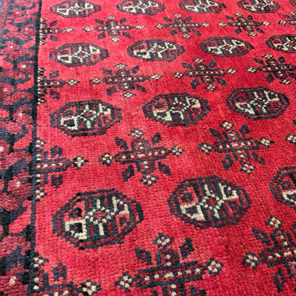 292 x 195 cm Hand Knotted Afghan Akche Bokhara – Wool Rug