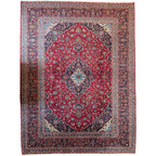 414 x 289 cm Hand Knotted Persian Kashan – Wool Rug