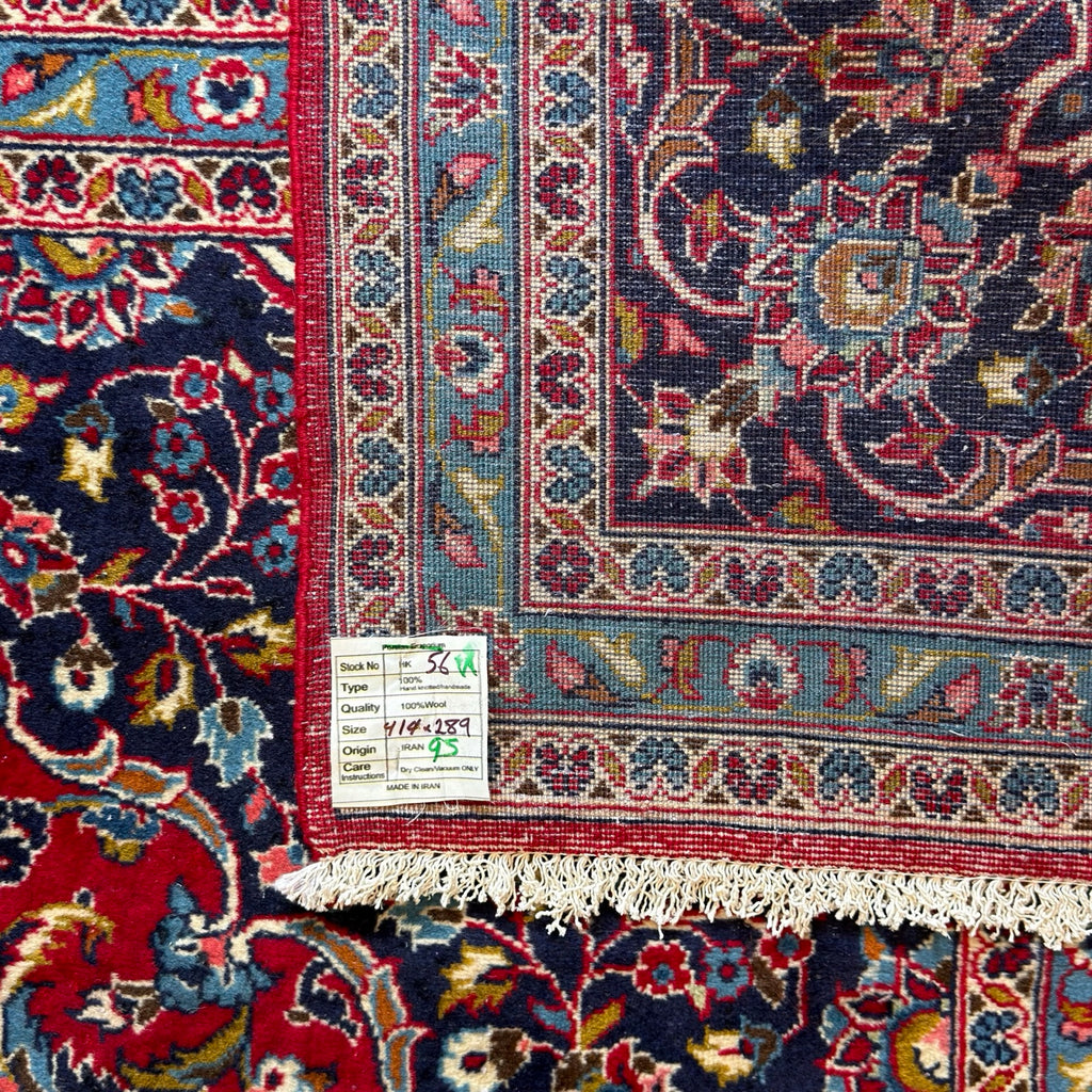 414 x 289 cm Hand Knotted Persian Kashan – Wool Rug