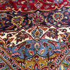 380 x 295 cm Hand Knotted Persian Kashan – Wool Rug