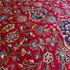 380 x 295 cm Hand Knotted Persian Kashan – Wool Rug
