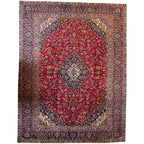 392 x 280 cm Hand Knotted Persian Kashan – Wool Rug