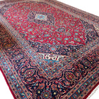 414 x 289 cm Hand Knotted Persian Kashan – Wool Rug
