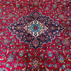 414 x 289 cm Hand Knotted Persian Kashan – Wool Rug