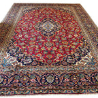 367 x 243 cm Hand Knotted Persian Kashan – Wool Rug