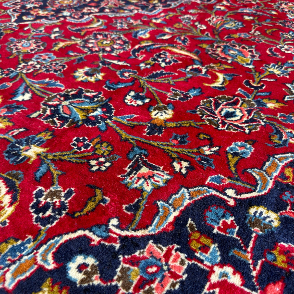 414 x 289 cm Hand Knotted Persian Kashan – Wool Rug