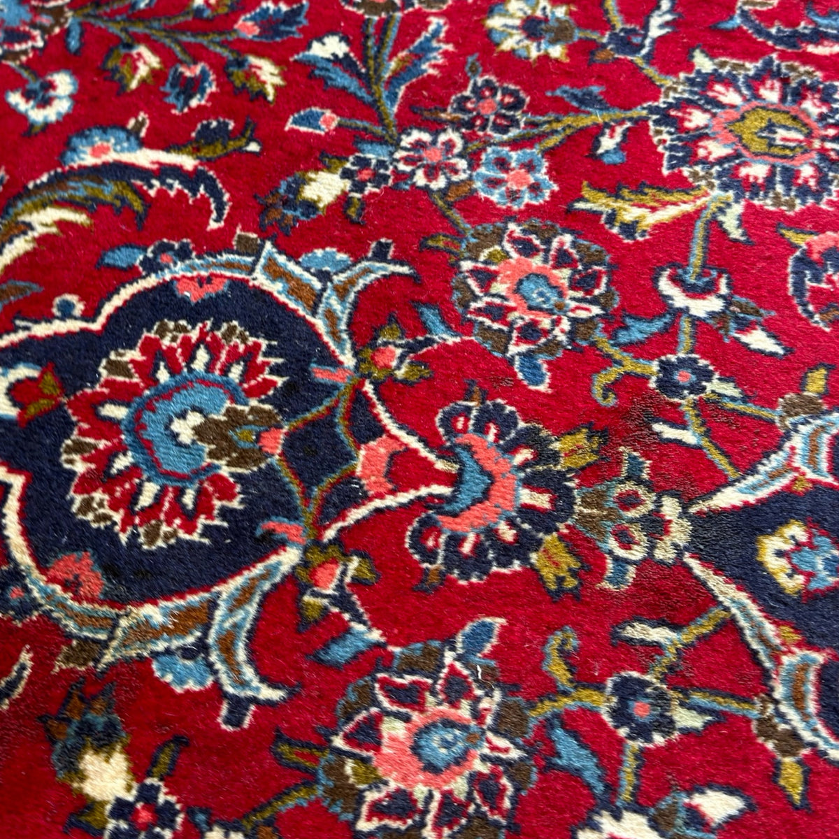 414 x 289 cm Hand Knotted Persian Kashan – Wool Rug
