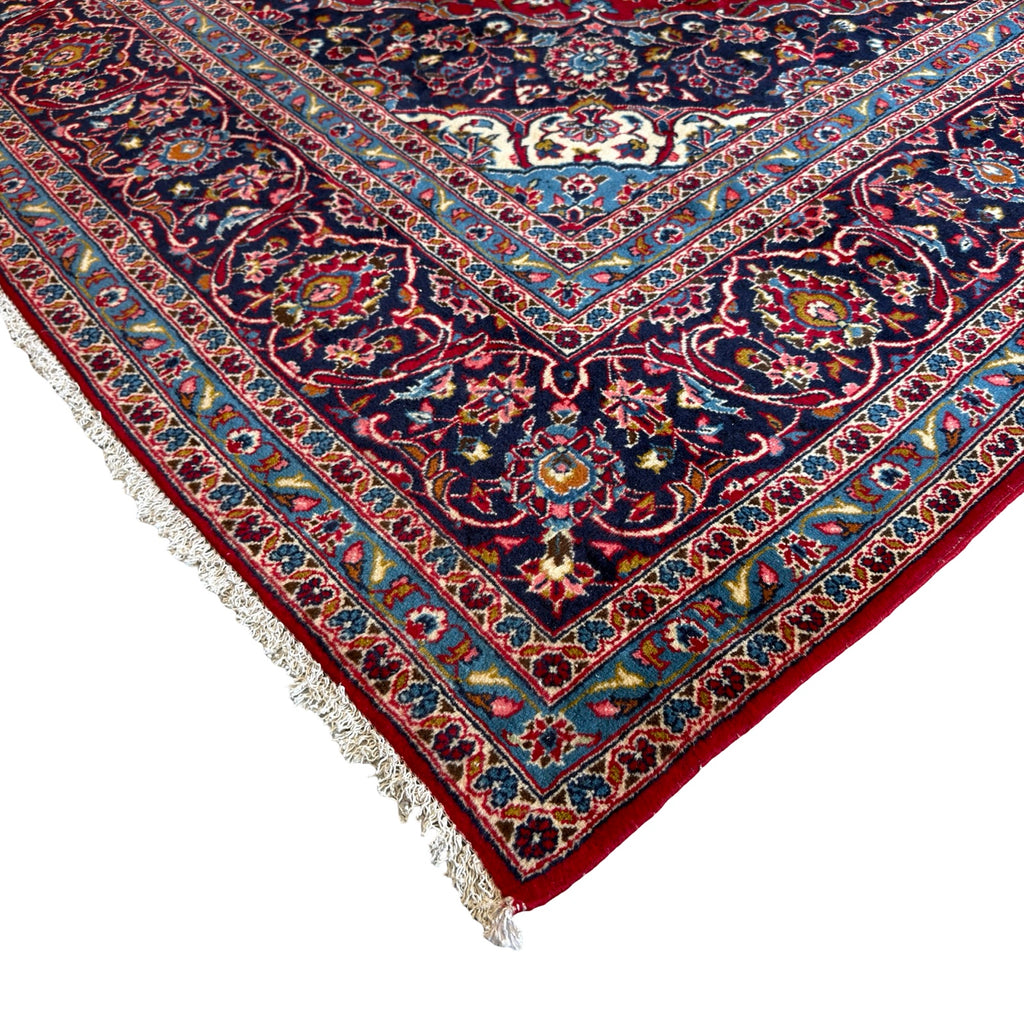 414 x 289 cm Hand Knotted Persian Kashan – Wool Rug