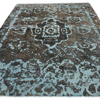 363 x 295 cm Hand-Knotted Ultra Vintage Persian Wool Rug
